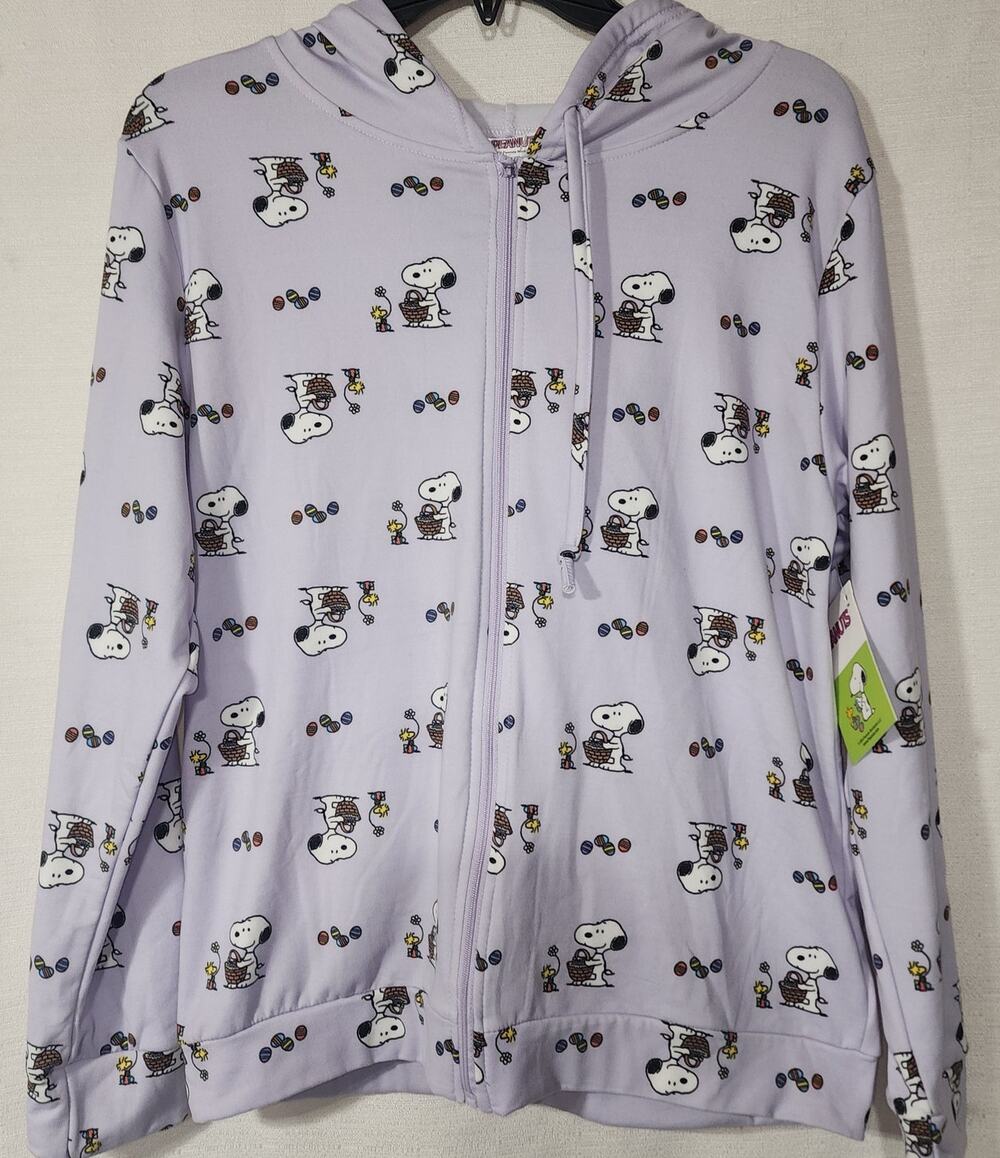Snoopy easter egg hoodie girls Large